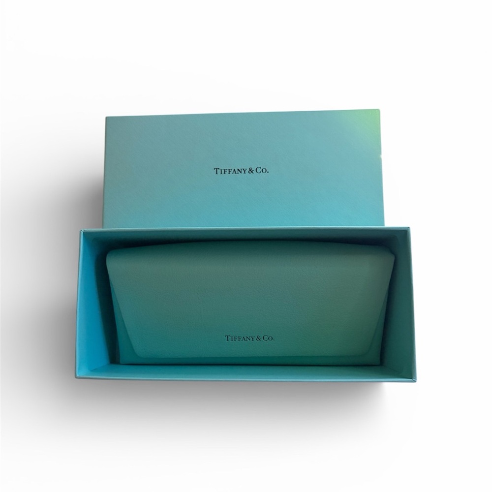 Tiffany & Co. Aqua Blue Glasses Case